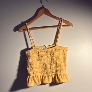 H&M Terry cloth top size medium preowned